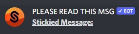 Sticky-Message Sticky-Message