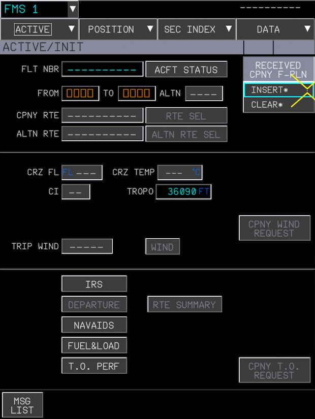 FMS INIT RECEIVED CPNY F-PLAN