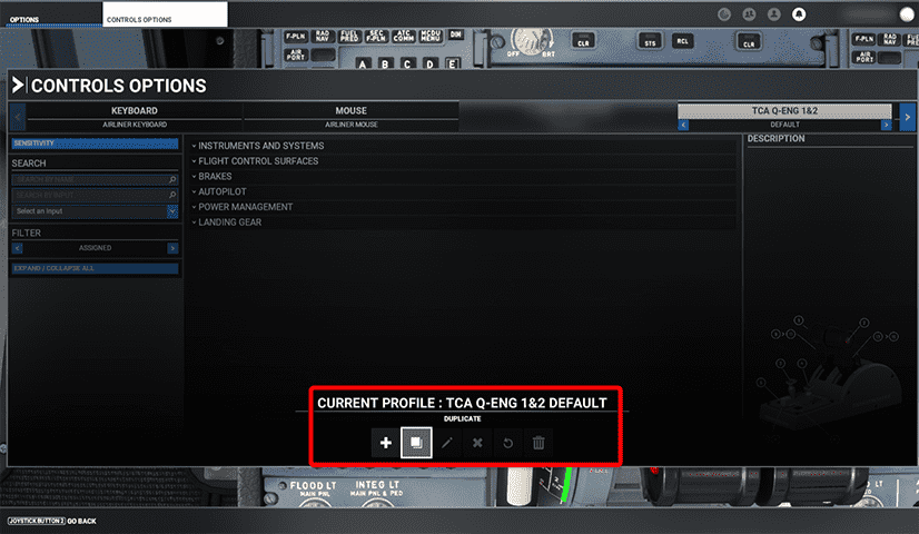 MSFS Duplicate Controller Profile MSFS Duplicate Controller Profile
