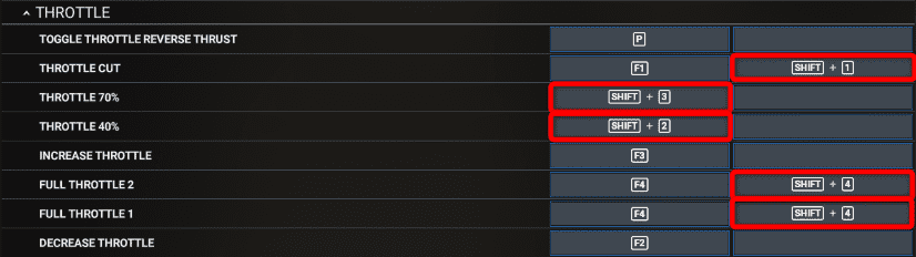 Keyboard Throttle Mapping Keyboard Throttle Mapping