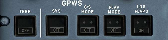 Ground Proximity Warning Panel Ground Proximity Warning Panel