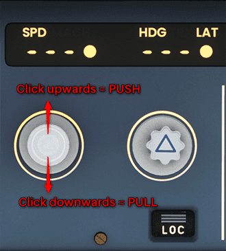 Pulling a knob in MSFS Pulling a knob in MSFS