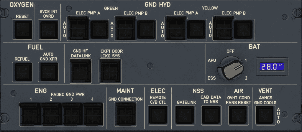 Maintenance Panel Maintenance Panel