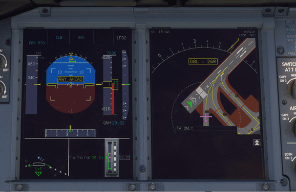 Runway ahead